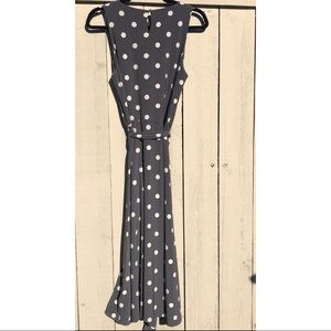 Lauren Ralph Lauren Gray Flat Stretch Dress Sz. 8